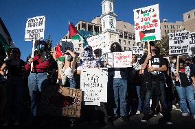 Pro-Palestinian Protest Marks 1St Year Of Gaza War Outside White House - DC