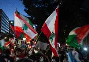 Pro-Palestinian Protest Marks 1St Year Of Gaza War Outside White House - DC