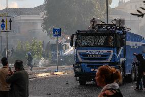 Pro-Palestinian Protest Marks 1st Year Of Gaza War - Rome