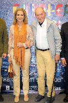 King Juan Carlos and Infanta Elena at the Xacobeo Trophy award ceremony