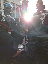 Police Clashes With Protesters At Pro-Palestine March - Rome