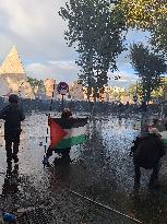 Police Clashes With Protesters At Pro-Palestine March - Rome