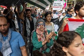 Demonstration In Support Of Palestine And Liban - Madrid