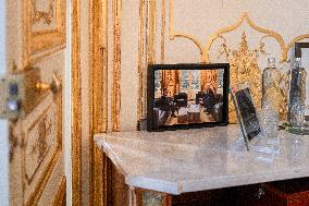 Exclusive - Michel Barnier At Hotel De Matignon - Paris