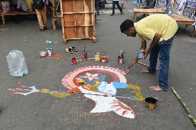 Junior Doctors Are Doing A Hunger Strike To Protest Against The Rape And Murder Of A PGT Woman Doctor In Kolkata, India