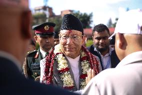 Nepal's Newly Appointed Chief Justice Prakashman Singh Raut Takes Charge Of Office.