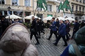 All-Polish Youth March In Krakow