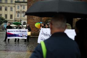 Manifestation Of Secularism In Krakow