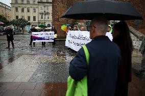 Manifestation Of Secularism In Krakow