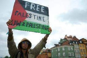 Palestine Rally In Warsaw