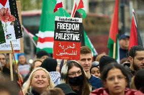 Palestine Rally In Warsaw