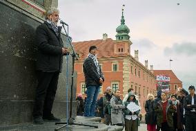 Palestine Rally In Warsaw