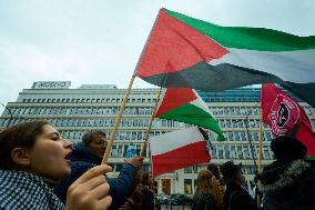 Palestine Rally In Warsaw