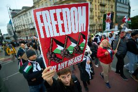 Palestine Rally In Warsaw