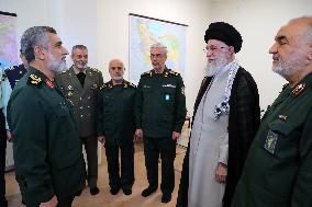 Ayatollah Khamenei awarded General Amir Ali Hajizadeh the Fath medal