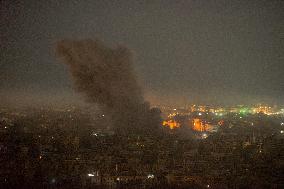 Israeli Strikes Hit South Beirut