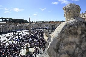 Pope Francis Leads The Angelus - Vatican