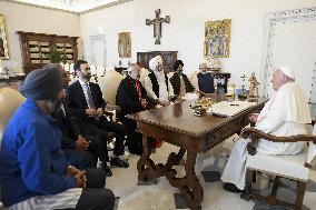 Pope Francis Private Audience With Raphael Bedros - Vatican