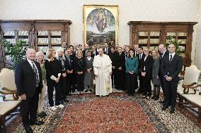 Pope Francis Receives AIDAF Delegation - Vatican