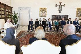 Pope Francis Receives AIDAF Delegation - Vatican