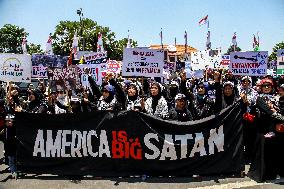 Pro Palestine Rally In Indonesia