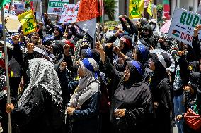 Pro Palestine Rally In Indonesia