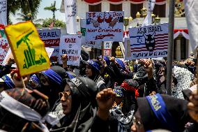 Pro Palestine Rally In Indonesia