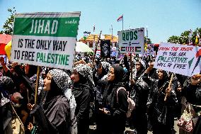 Pro Palestine Rally In Indonesia