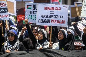 Pro Palestine Rally In Indonesia