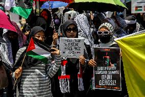 Pro Palestine Rally In Indonesia