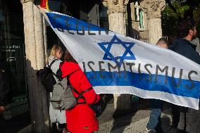 ''Bring Them Home'' Demo In Duesseldorf To Mark The First Anniversary Of The October 7 Hamas Attack