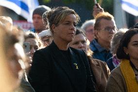 ''Bring Them Home'' Demo In Duesseldorf To Mark The First Anniversary Of The October 7 Hamas Attack