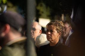 ''Bring Them Home'' Demo In Duesseldorf To Mark The First Anniversary Of The October 7 Hamas Attack