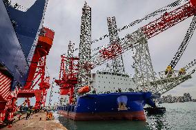 Fourth Generation Offshore Wind Power Construction Platform Delivery