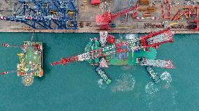 Fourth Generation Offshore Wind Power Construction Platform Delivery