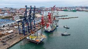 Fourth Generation Offshore Wind Power Construction Platform Delivery