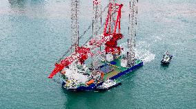 Fourth Generation Offshore Wind Power Construction Platform Delivery