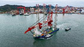 Fourth Generation Offshore Wind Power Construction Platform Delivery