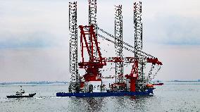 Fourth Generation Offshore Wind Power Construction Platform Delivery