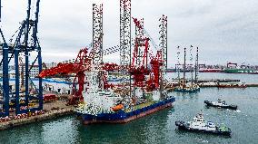 Fourth Generation Offshore Wind Power Construction Platform Delivery