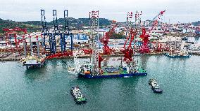 Fourth Generation Offshore Wind Power Construction Platform Delivery