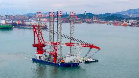 Fourth Generation Offshore Wind Power Construction Platform Delivery