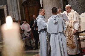 Pope Francis Leads Rosary Prayer For Peace - Rome