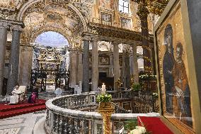 Pope Francis Leads Rosary Prayer For Peace - Rome