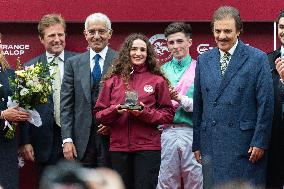 Celebs At Qatar Prix de l'Arc de Triomphe - Paris