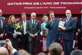 Celebs At Qatar Prix de l'Arc de Triomphe - Paris