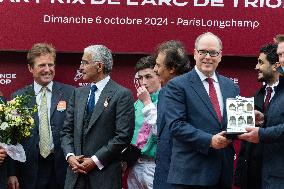 Celebs At Qatar Prix de l'Arc de Triomphe - Paris