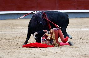 Andres Roca Rey Suffers A Serious Cogida - Spain