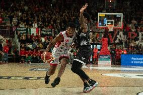 LBA Italy Championship Match Between Openjobmetis Varese Vs Bertram Derthona Tortona , In Varese, Italy, On October 5, 2024