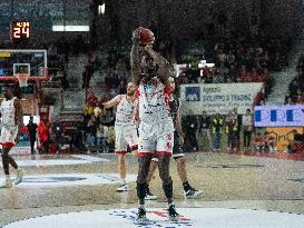 LBA Italy Championship Match Between Openjobmetis Varese Vs Bertram Derthona Tortona , In Varese, Italy, On October 5, 2024